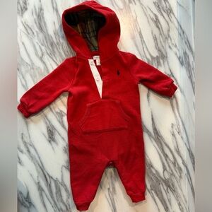 Ralph Lauren Hooded Onesie